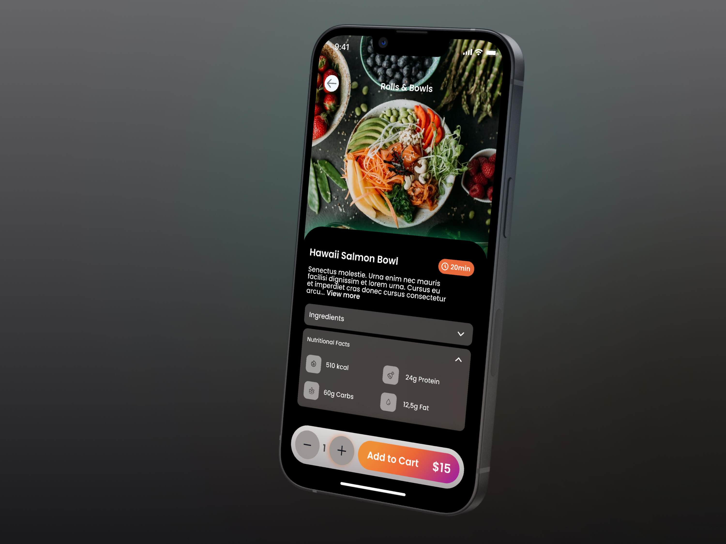 Treat • Health-Focused Food Ordering App